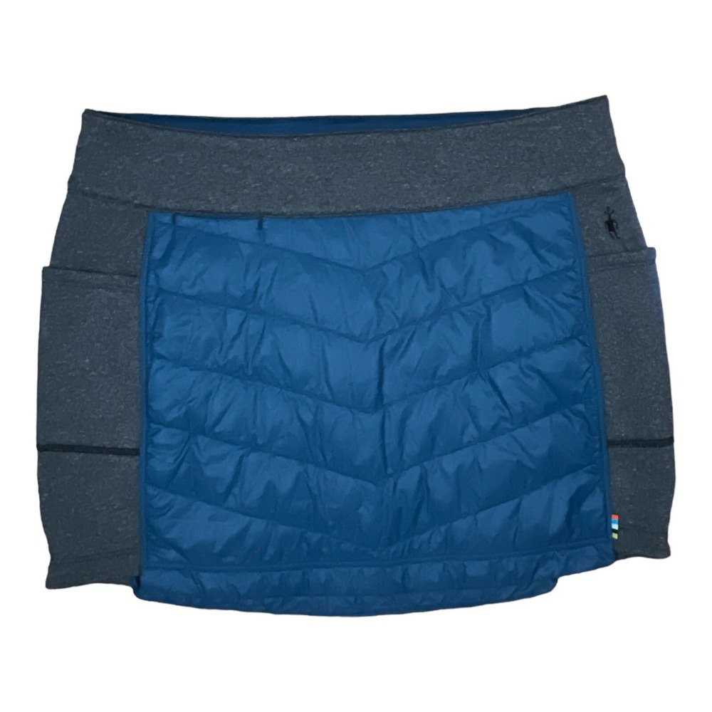 Smartwool Smartloft 60 Pull On Skirt Women's Large green gray side pockets